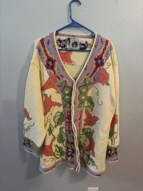 StoryBook Knits Lilies 2x Sweater